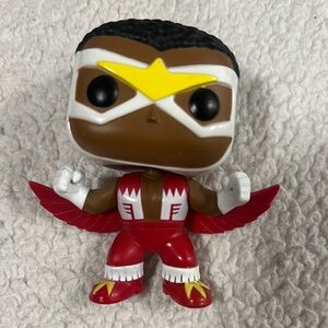 Funko Pop! Marvel Falcon #151

Red and White Action Figure with Wings pre-owned